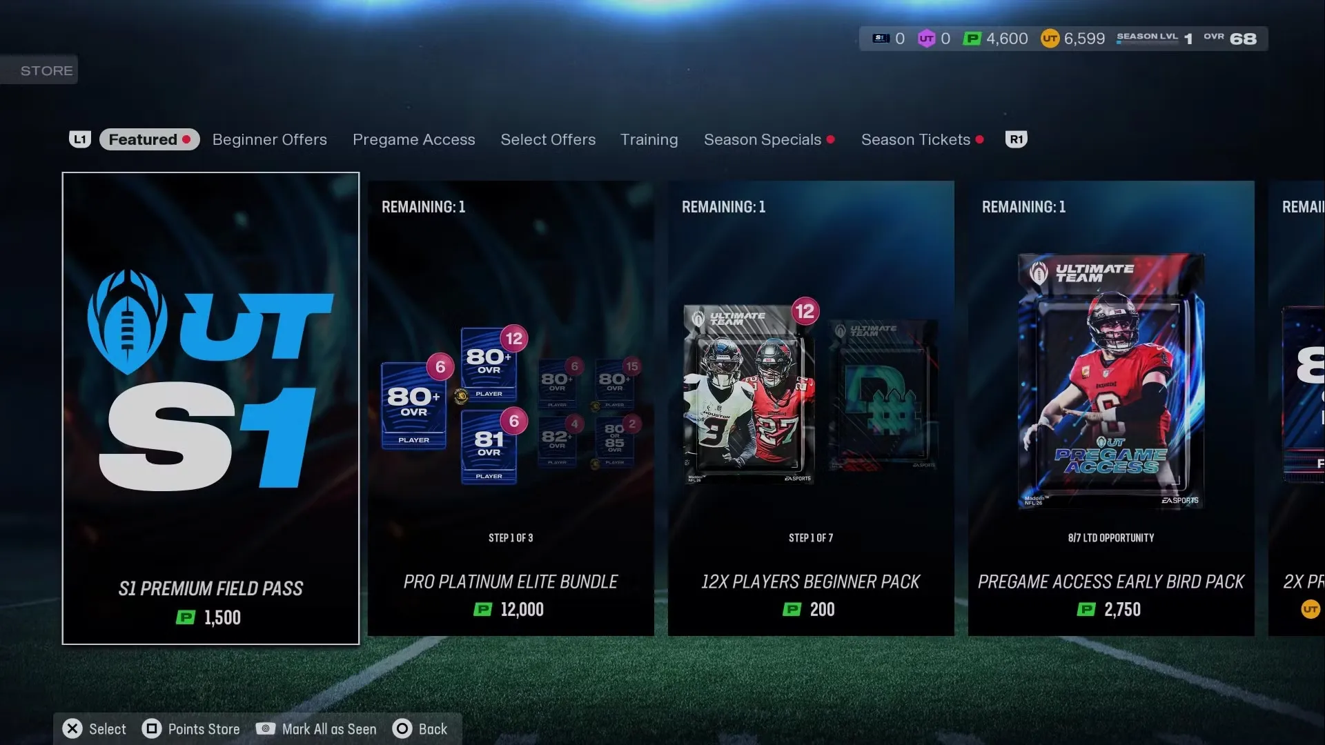Madden Nfl 26 Ultimate Team Packs