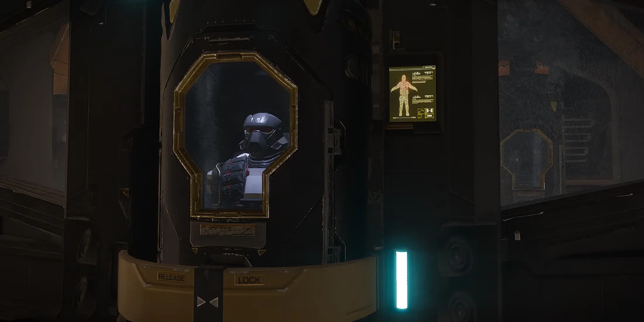 The hellpod is a capsule that transports players in Helldivers 2.