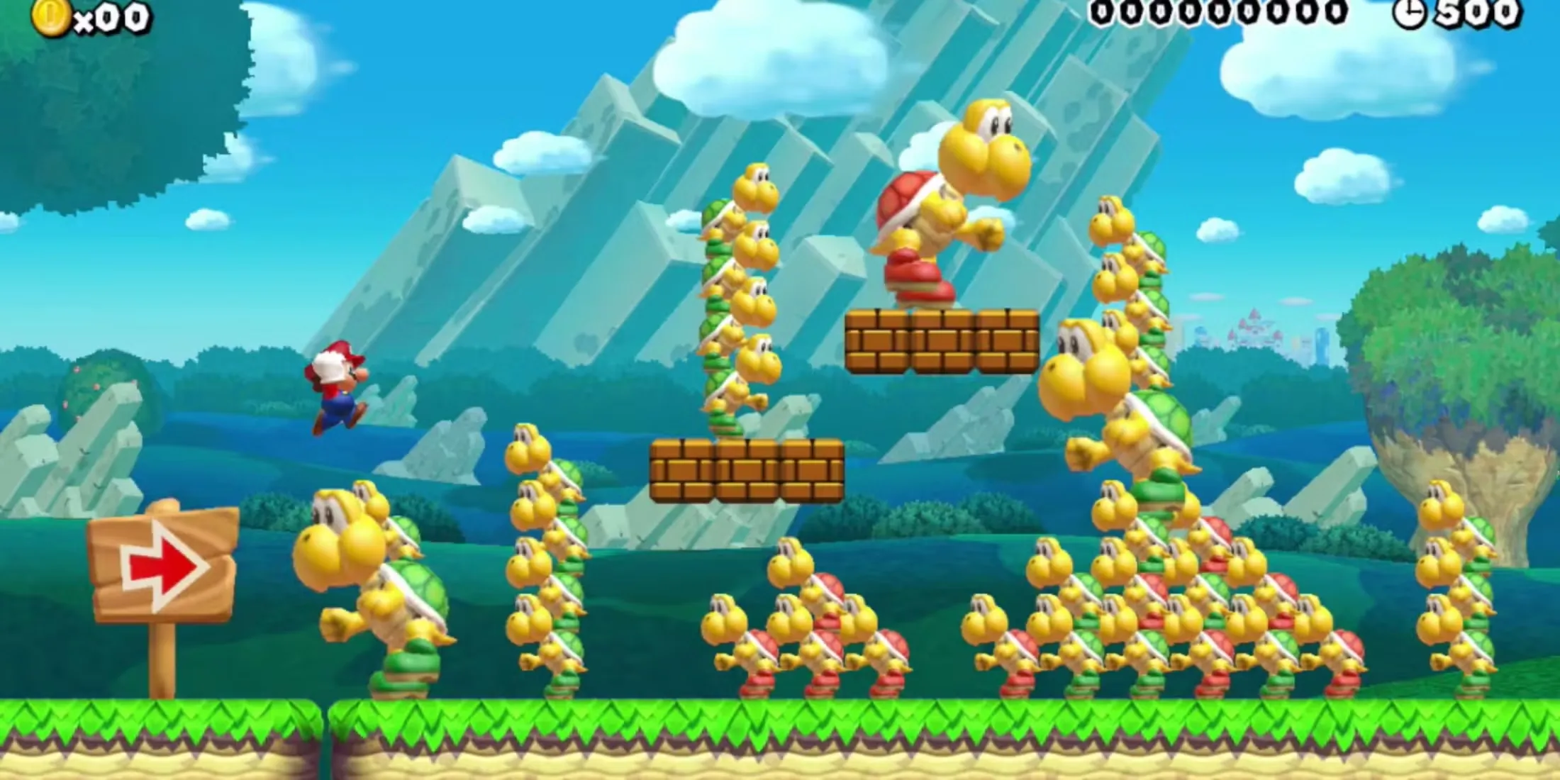 Playing A 3D Level In Super Mario Maker
