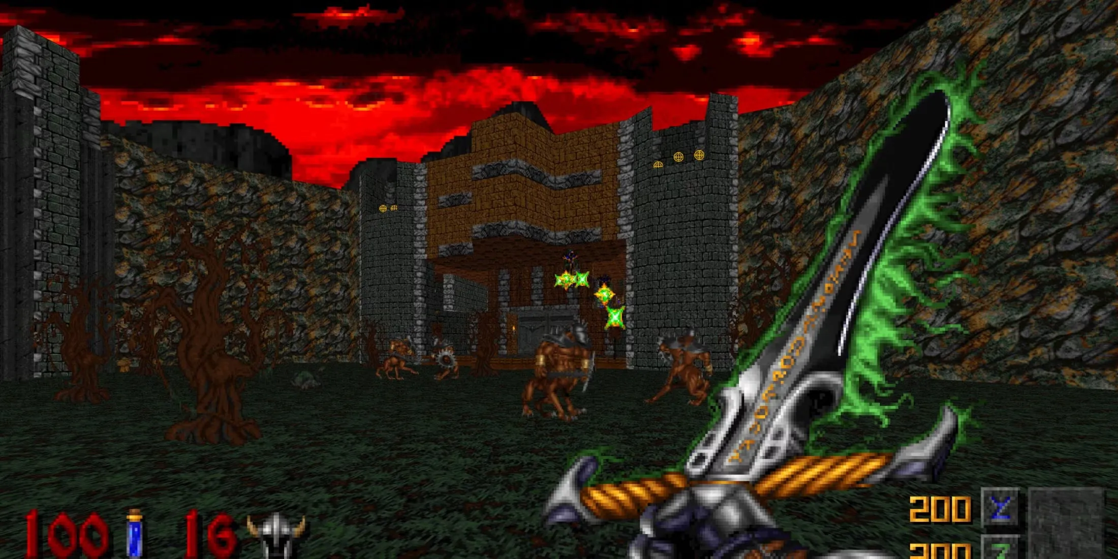 Heretic Hexen Gameplay