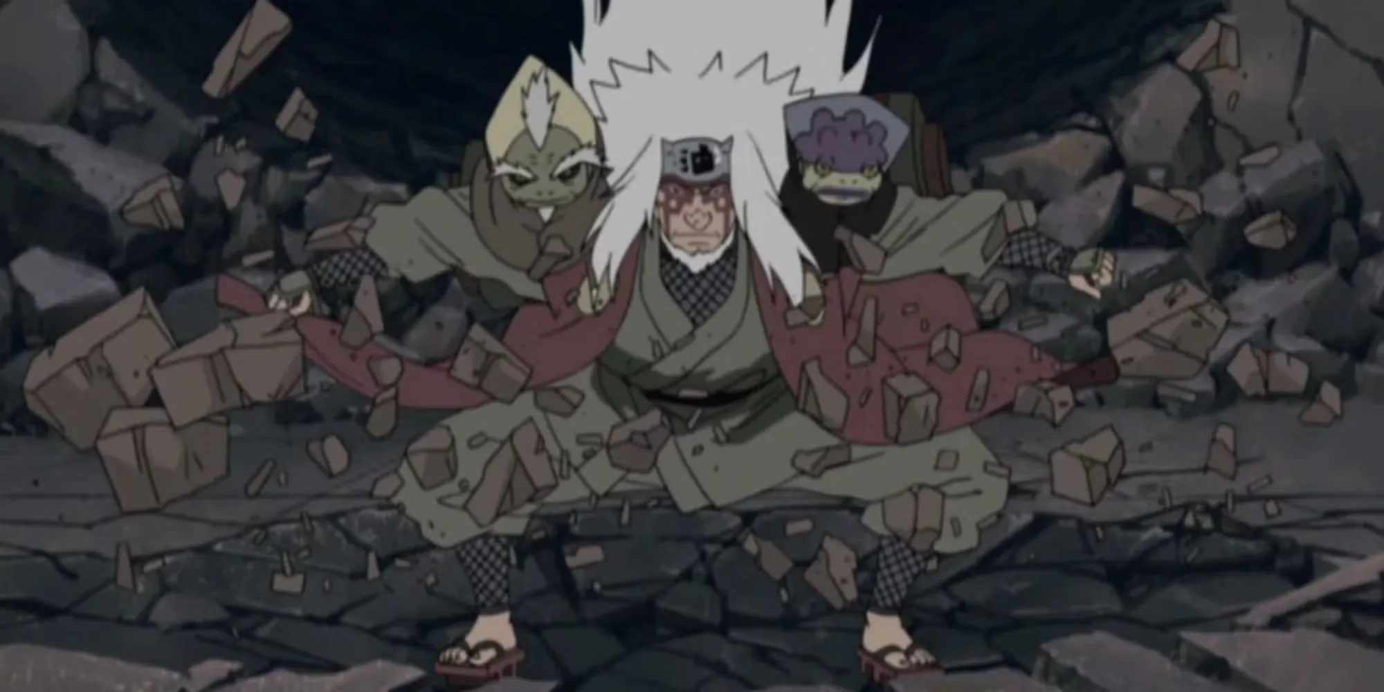 Jiraiya Enters Sage Mode In Order To Fight Pain