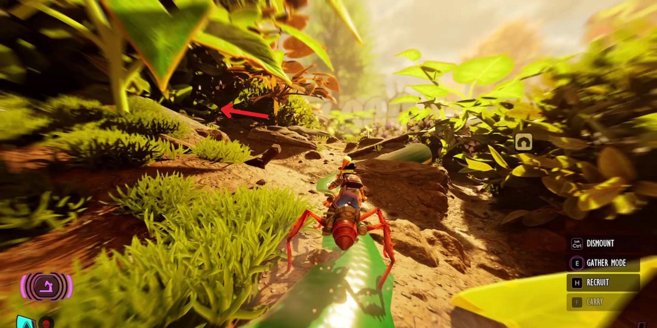 Captain Nitro Shortcut In Grounded 2