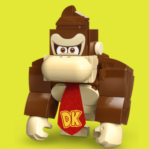 Donkey Kong Lego Figure