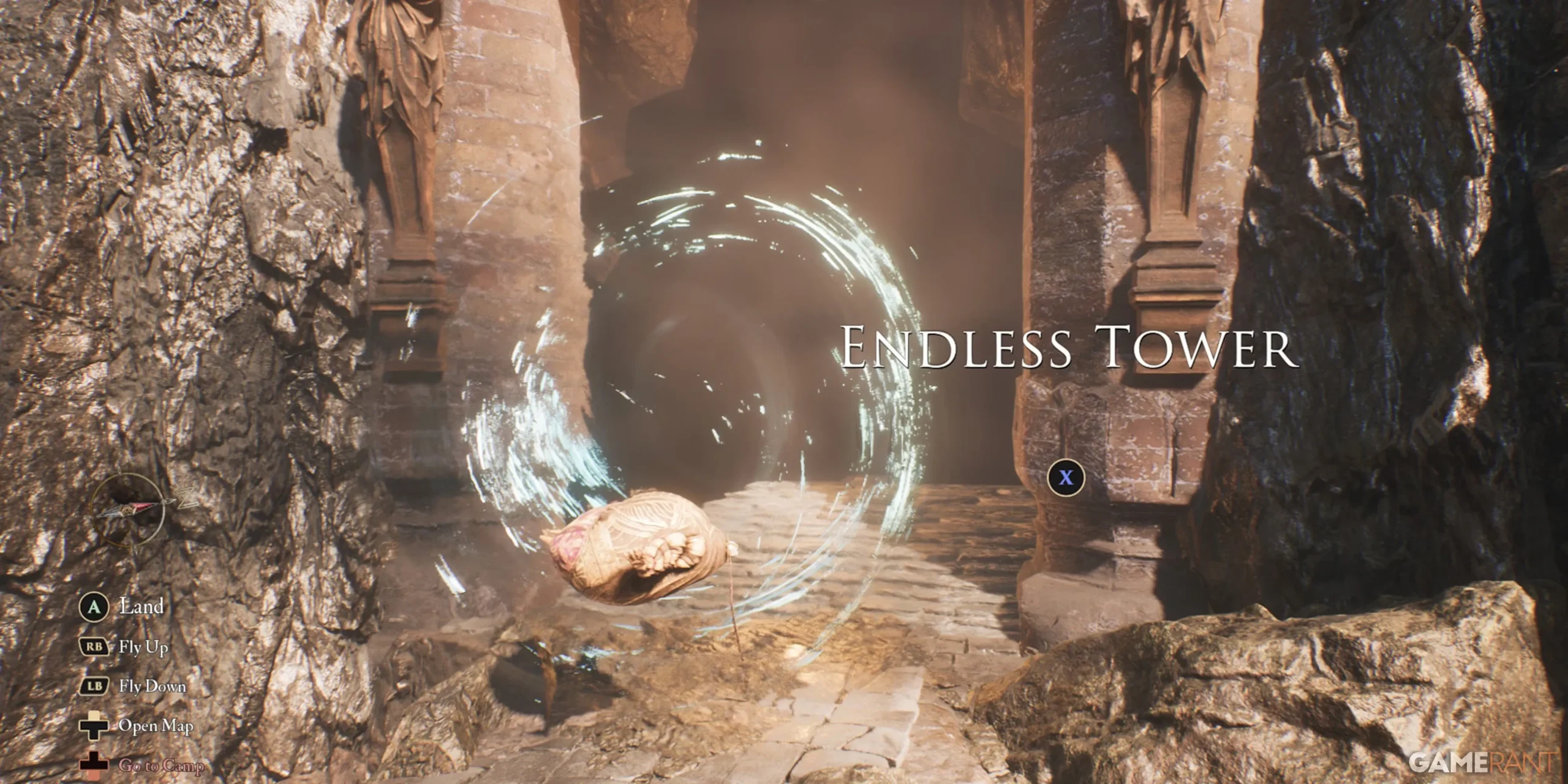 Clair Obscur Expedition 33 Endless Tower Entrance On The Continent Map