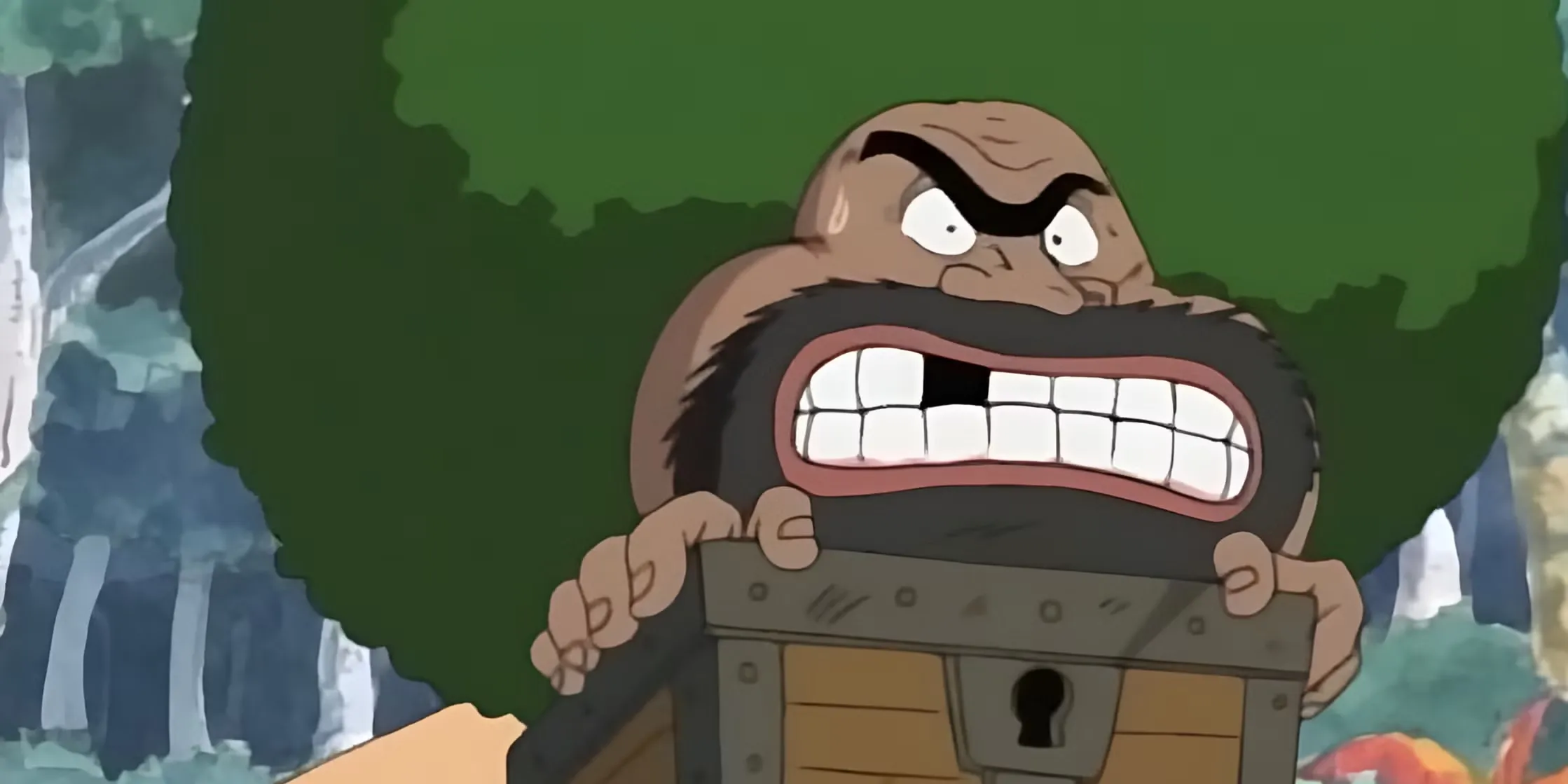 one piece gaimon running away from luffy
