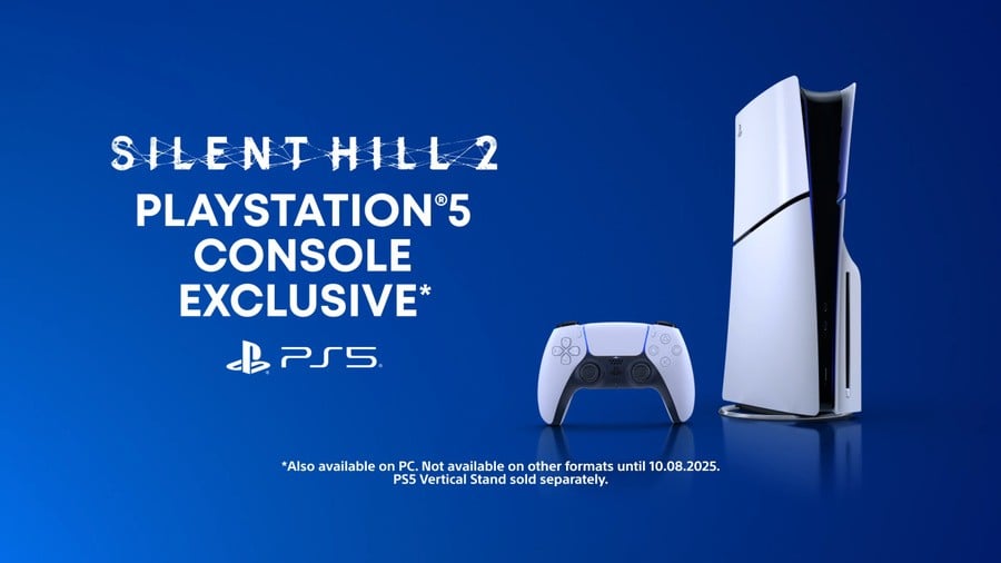 Screenshot showing exclusivity window of Silent Hill 2 on PS5