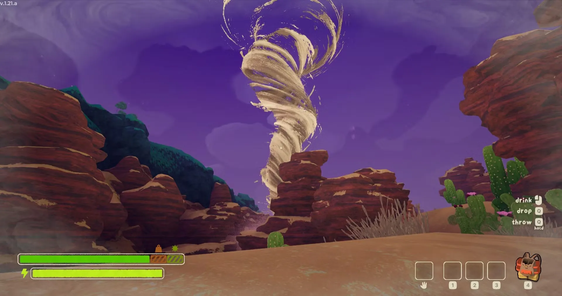 Tornado In Mesa Biome