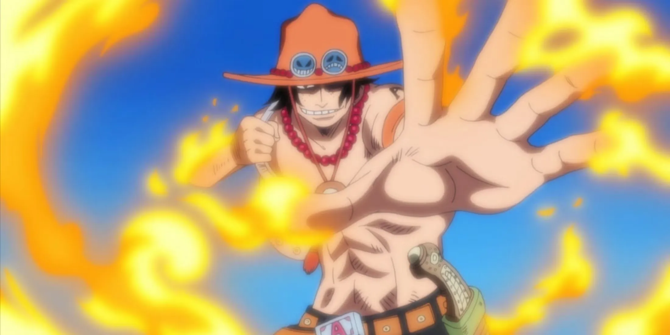 Ace Using The Powers Of The Mera Mera No Mi One Piece