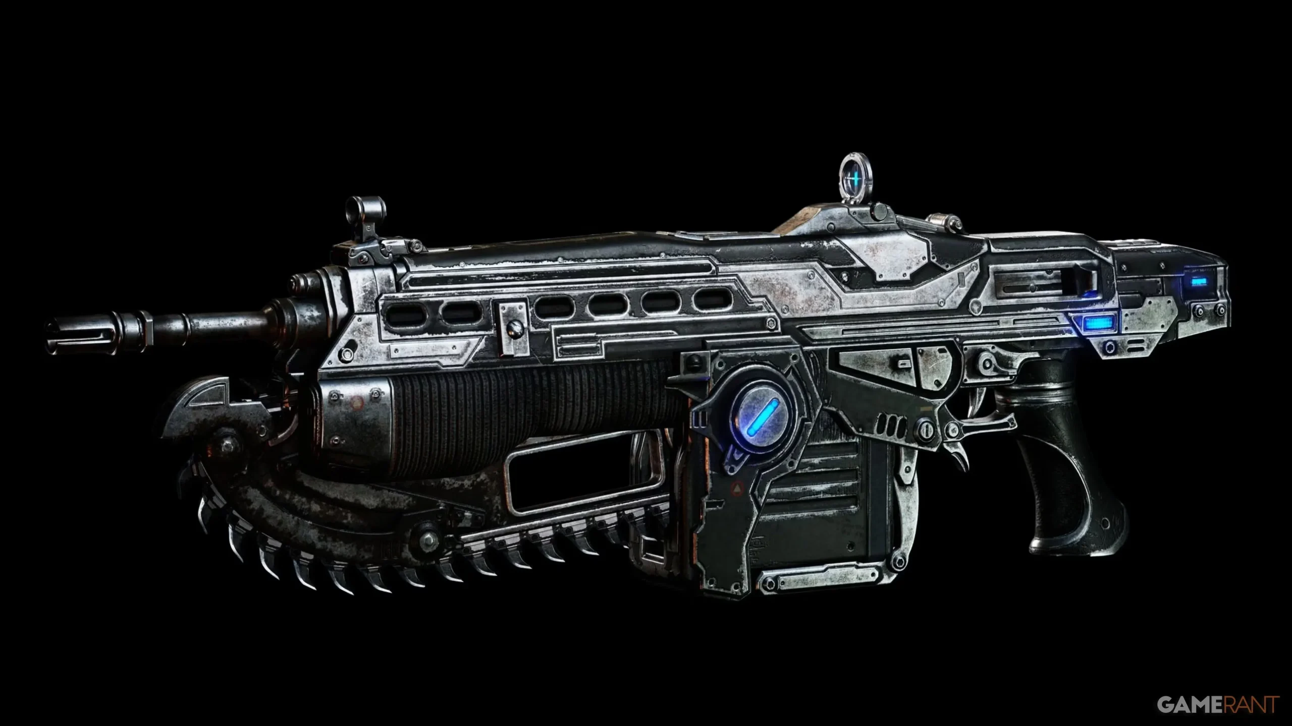 Lancer Assault Rifle In Gears Of War Reloaded