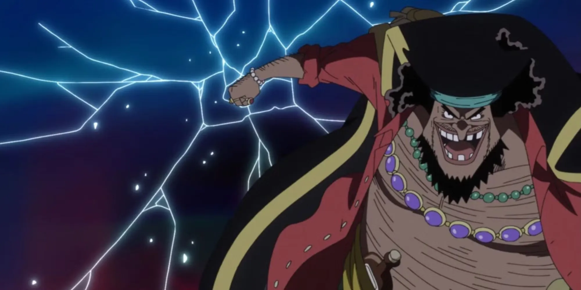 Blackbeard Uses The Gura Gura No Mi
