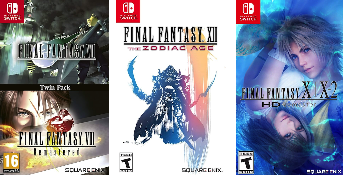 Final Fantasy games for Nintendo Switch