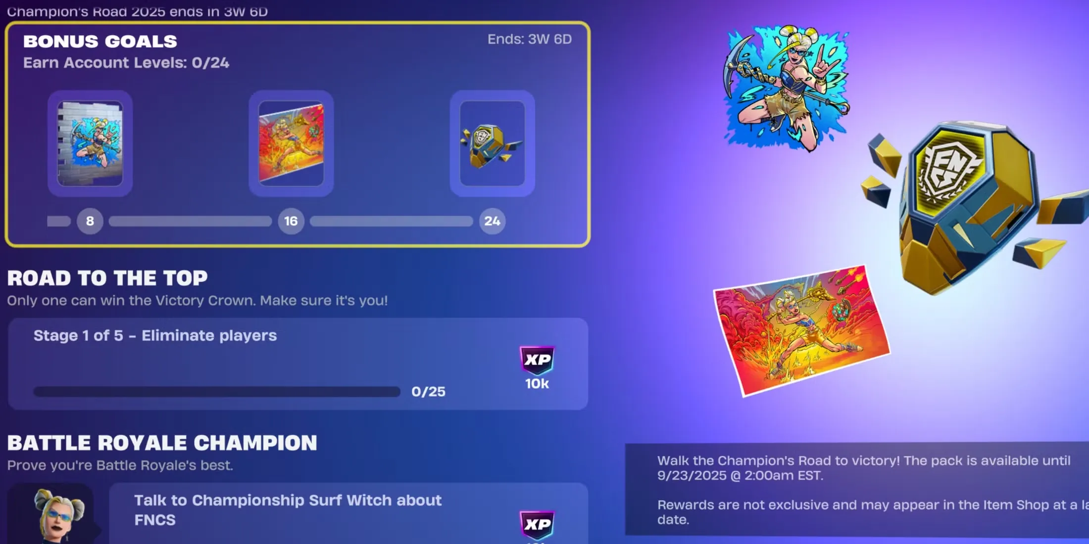 Champion S Road Quests Fortnite
