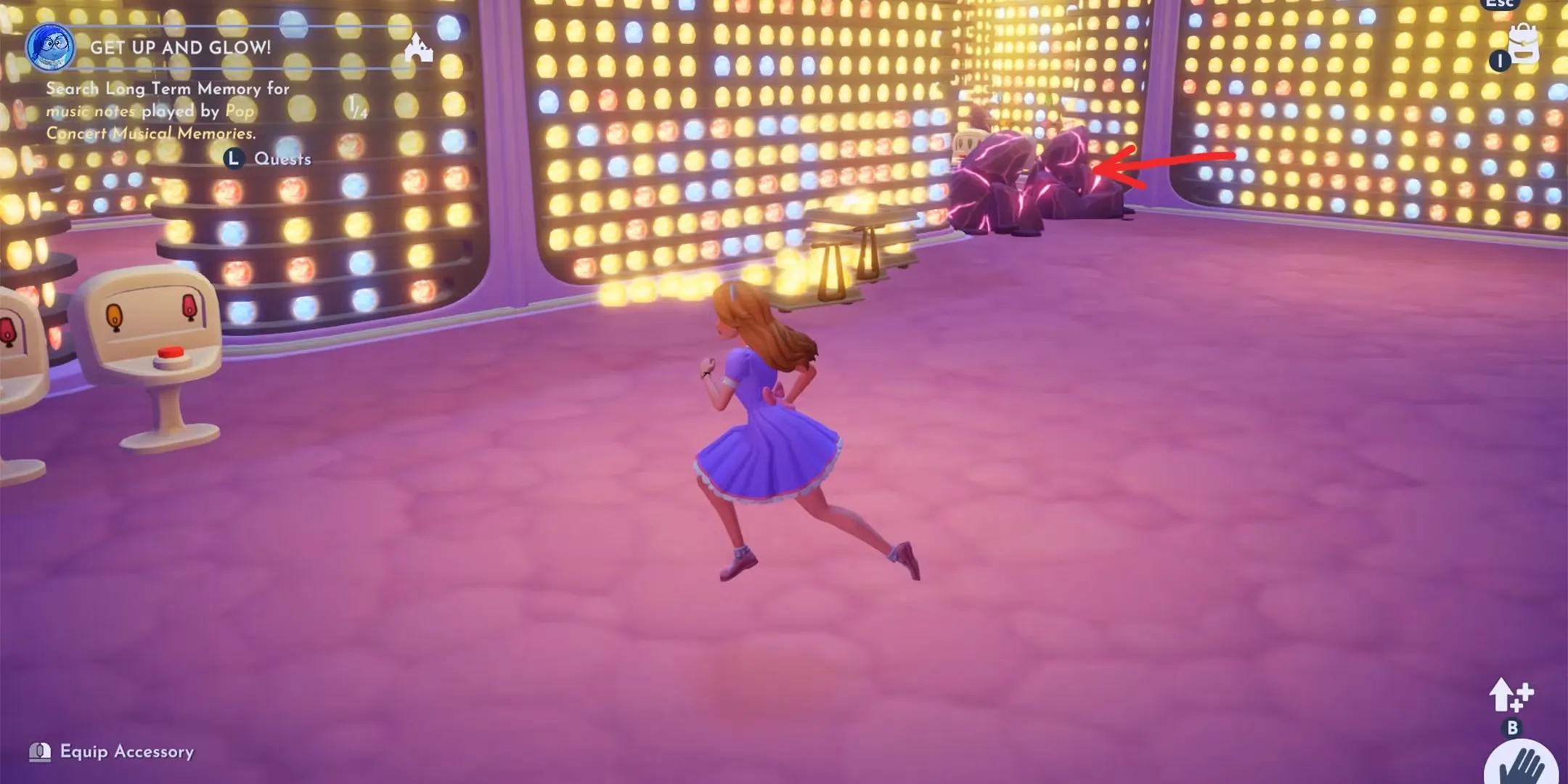 How To Reach Pop Concert Musical Memories Location 3 In Ddv Disney Dreamlight Valley