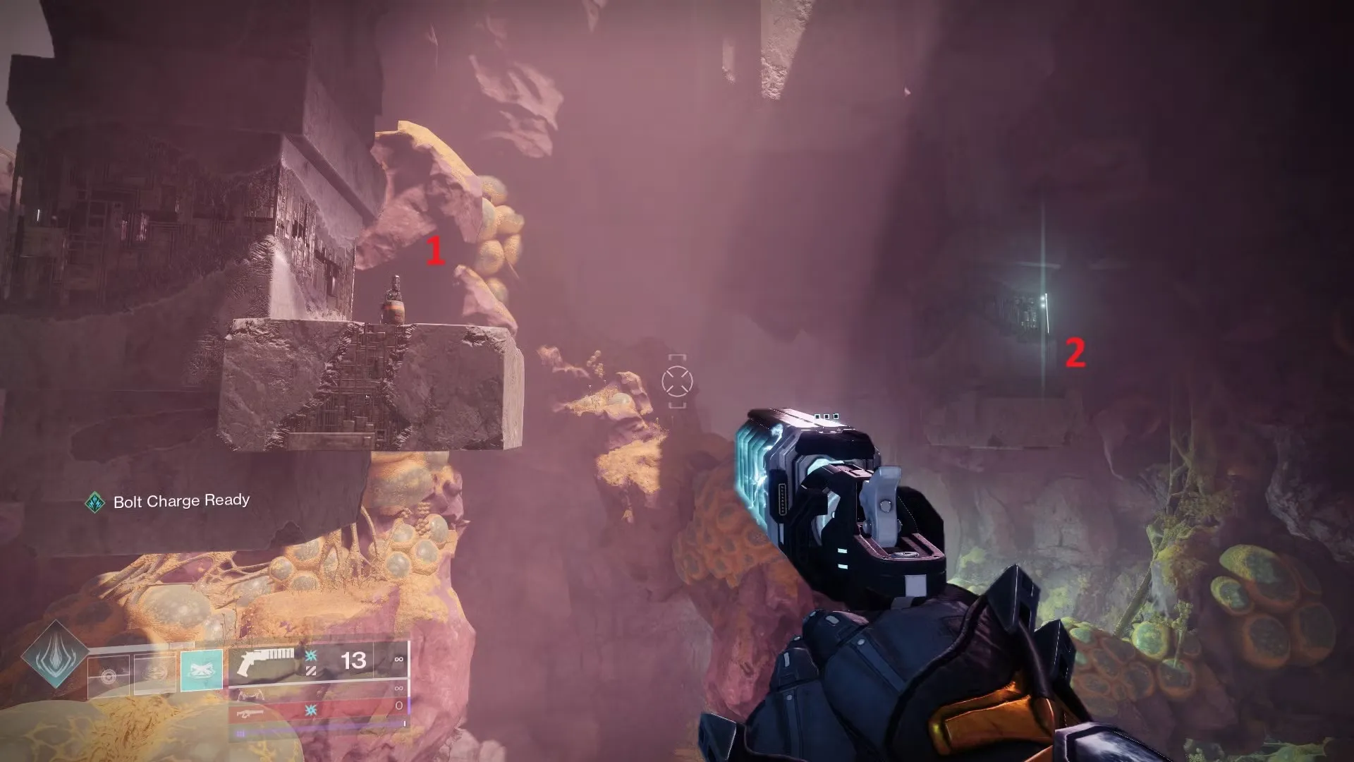 Destiny 2 Graviton Spike Temporal Alignment 2 Teleport Pad And Relocator