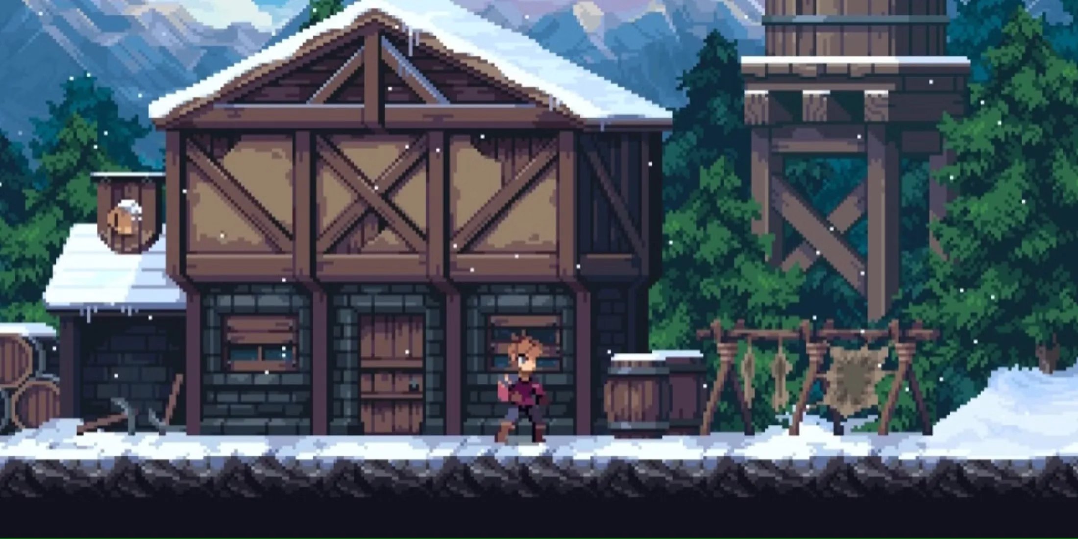 Exploring A Town In Chasm 1