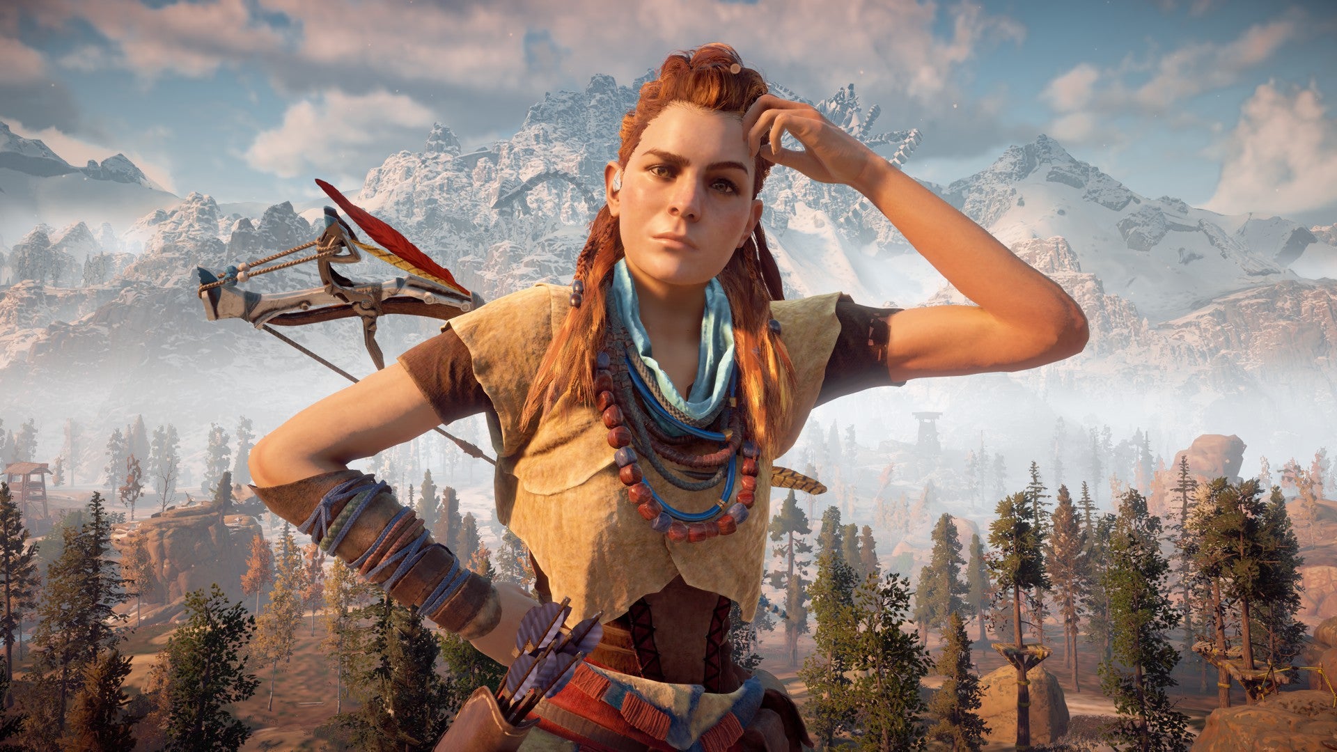 Horizon Zero Dawn Pc Aloy Scratching Her Head