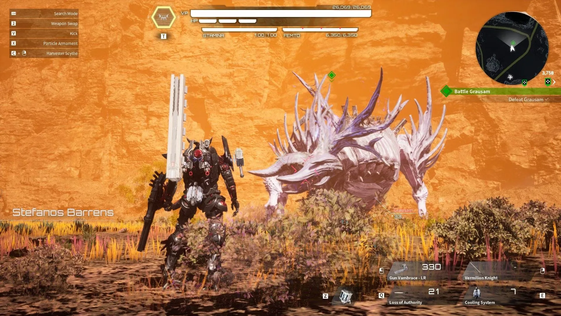 Daemon X Machina Titanic Scion Boss Fight