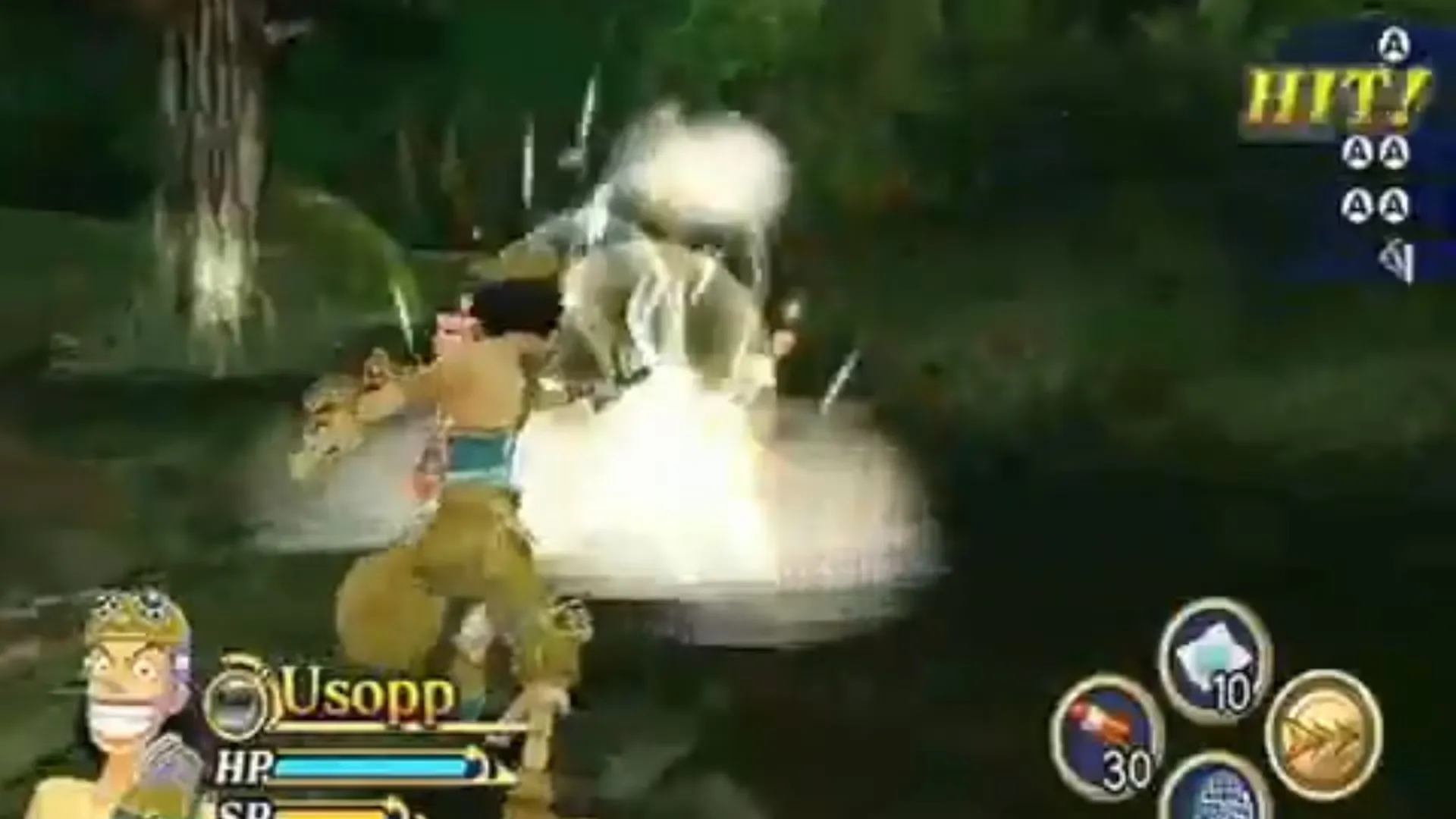 Usopp Fighting Some Enemies One Piece Unlimited Adventure