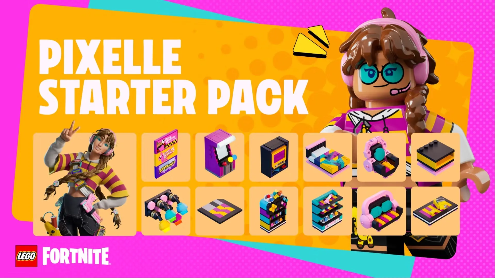 Pixelle Starter Pack Items Fortnite