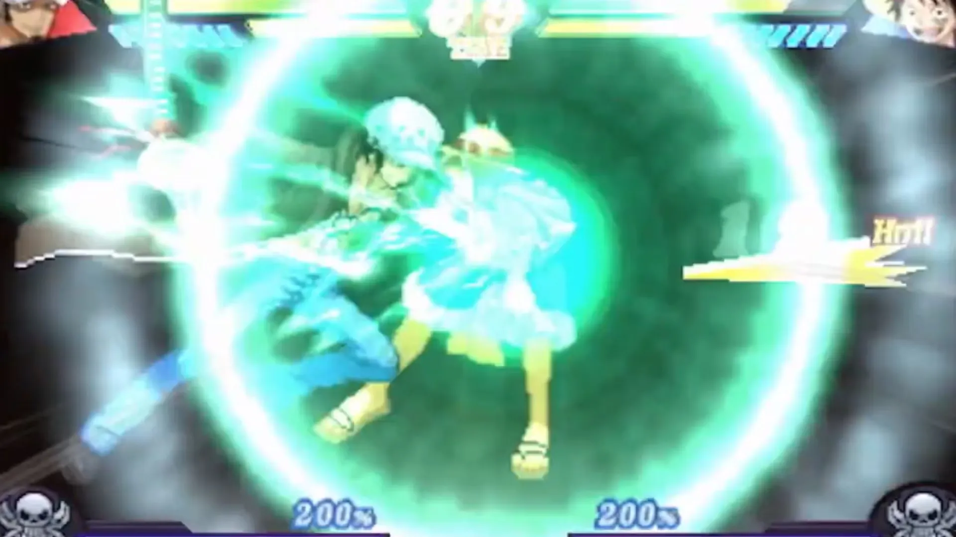 Law Using Electro Shock On Luffy One Piece Great Pirate Colosseum