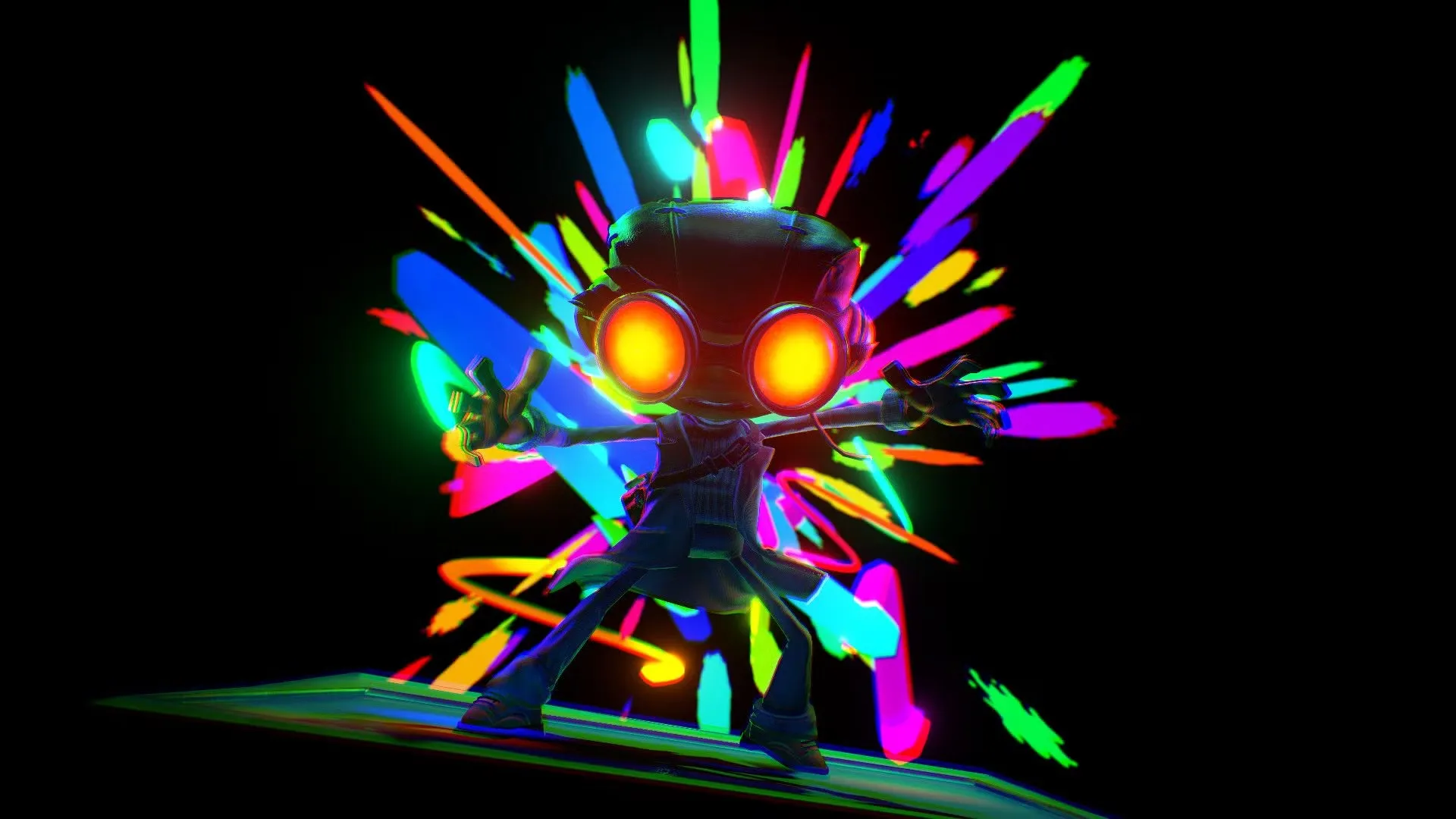 Psychonauts 2 Steam Raz Rainbow Flair