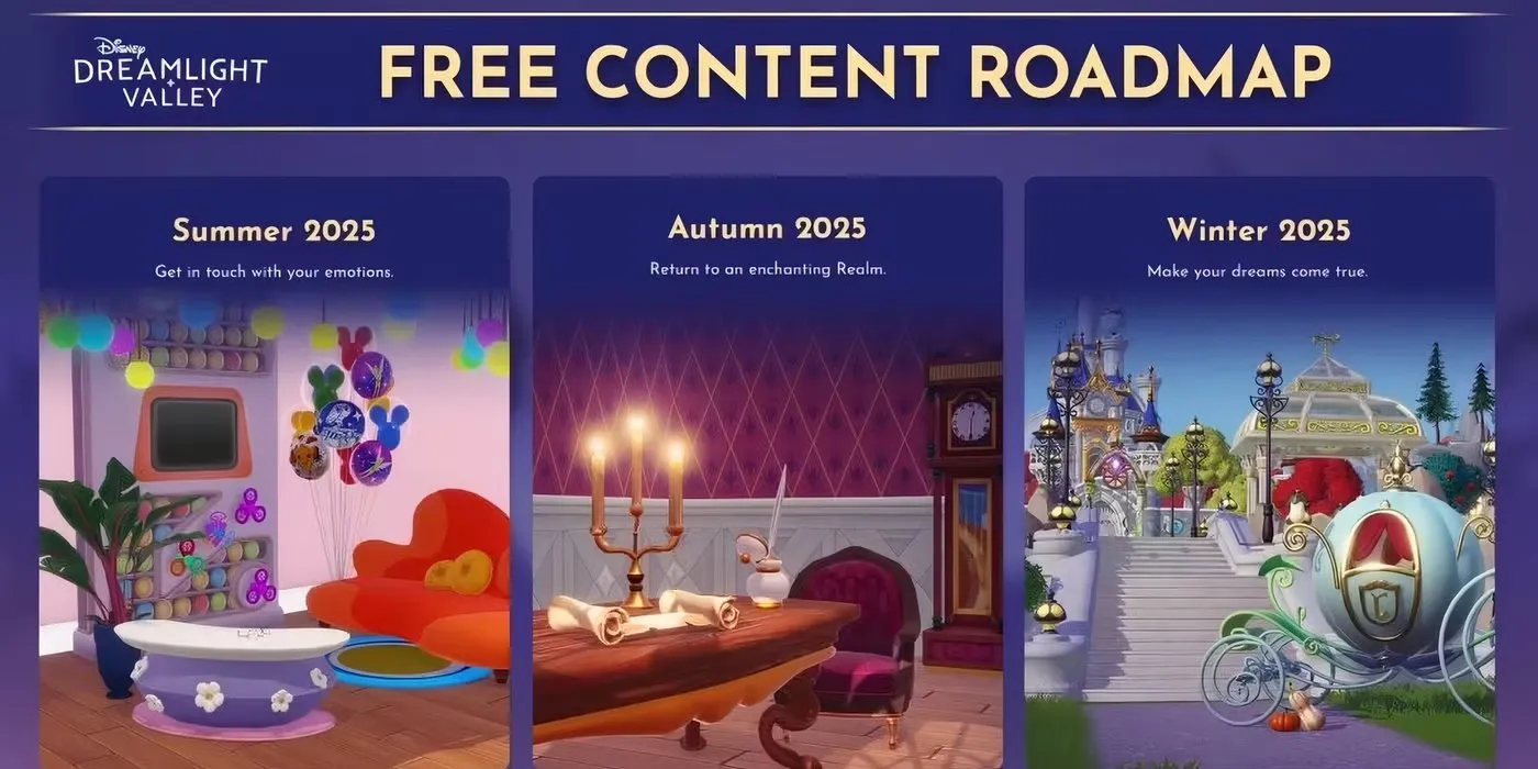 Dinsey Dreamlight Valley 2025 Roadmap Part 2 Cropped