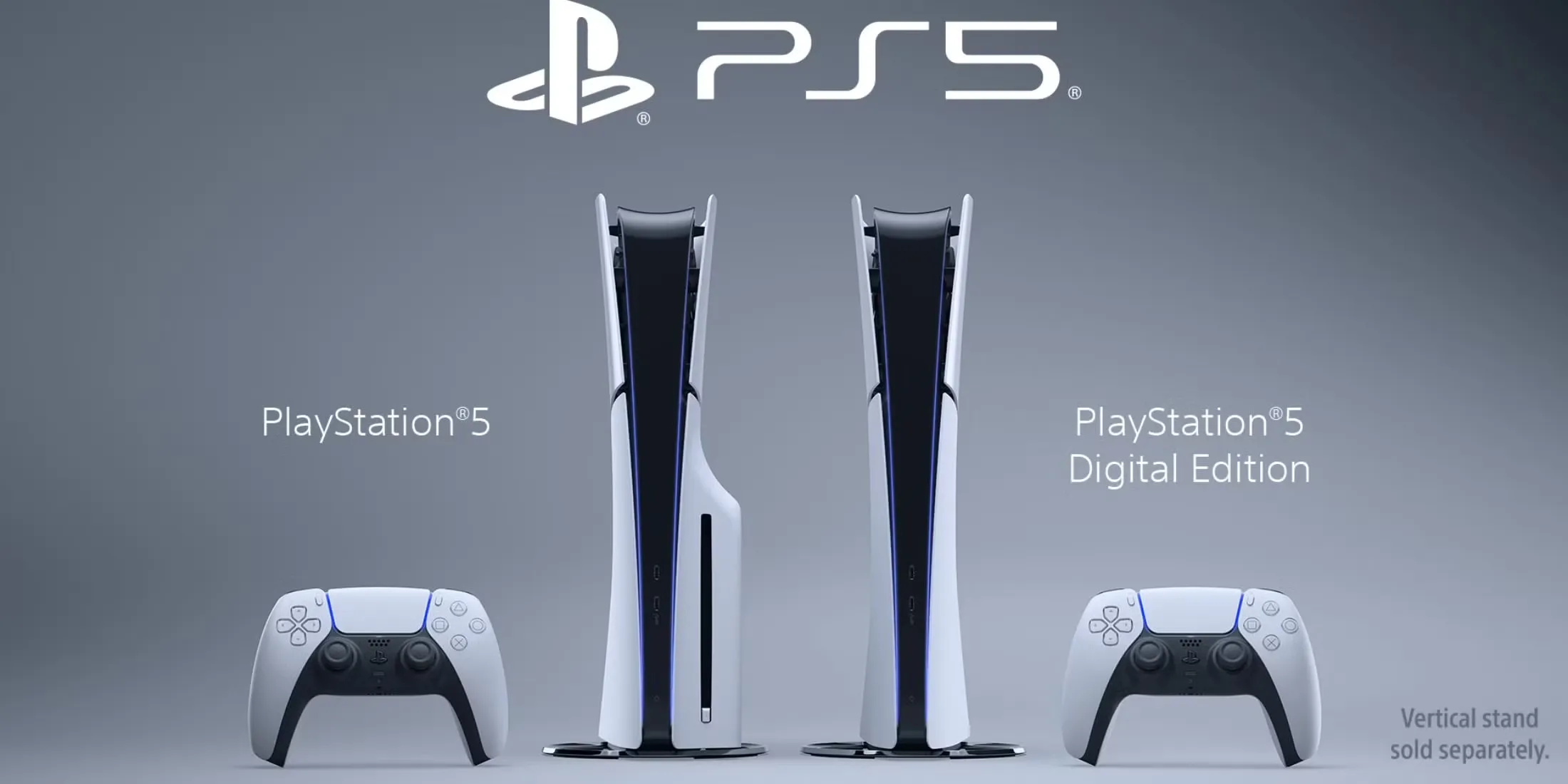 Official Image Comparing The Base Ps5 And The Digital Edition Playstation 5