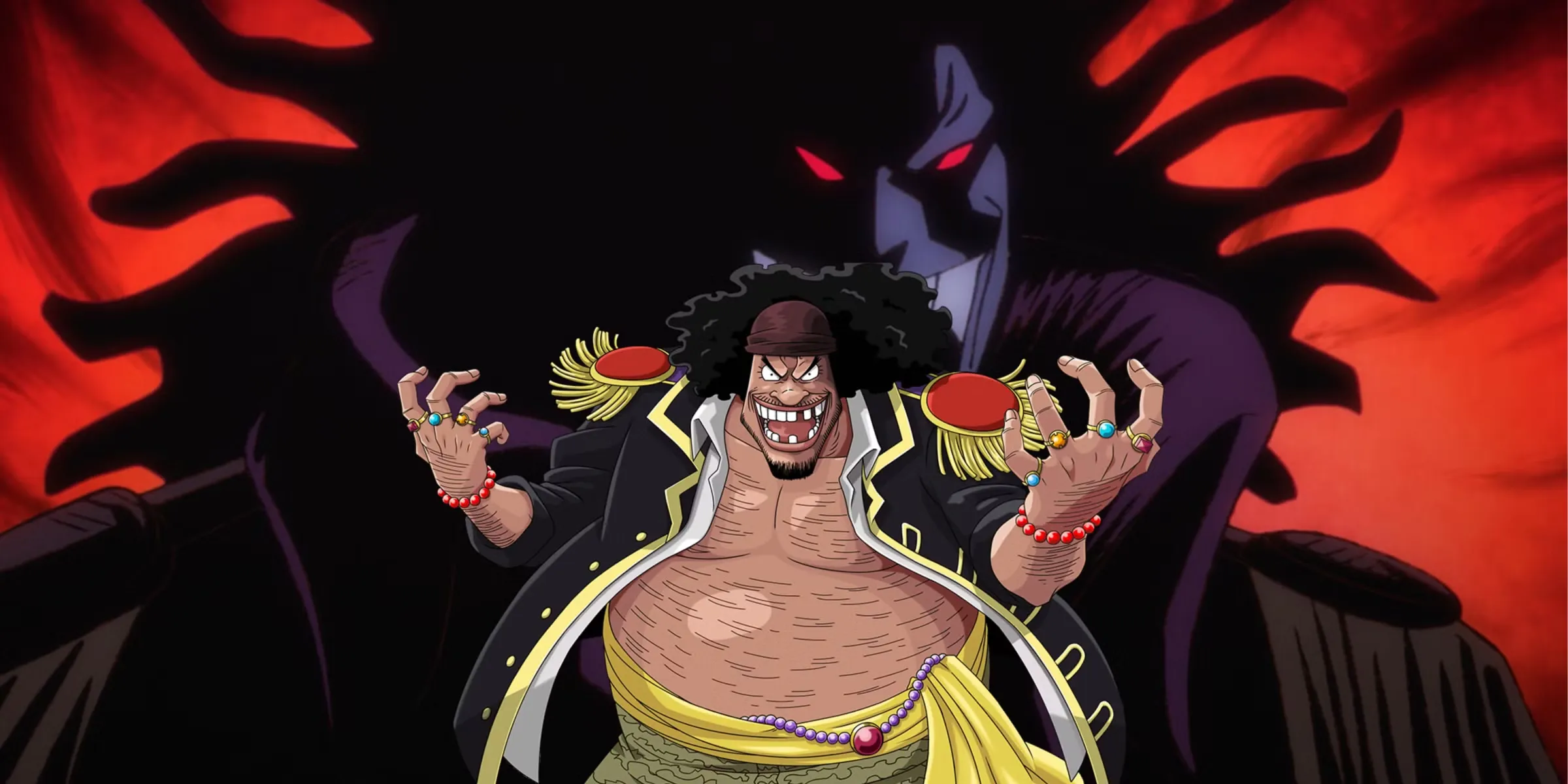Rocks and Blackbeard from One Piece