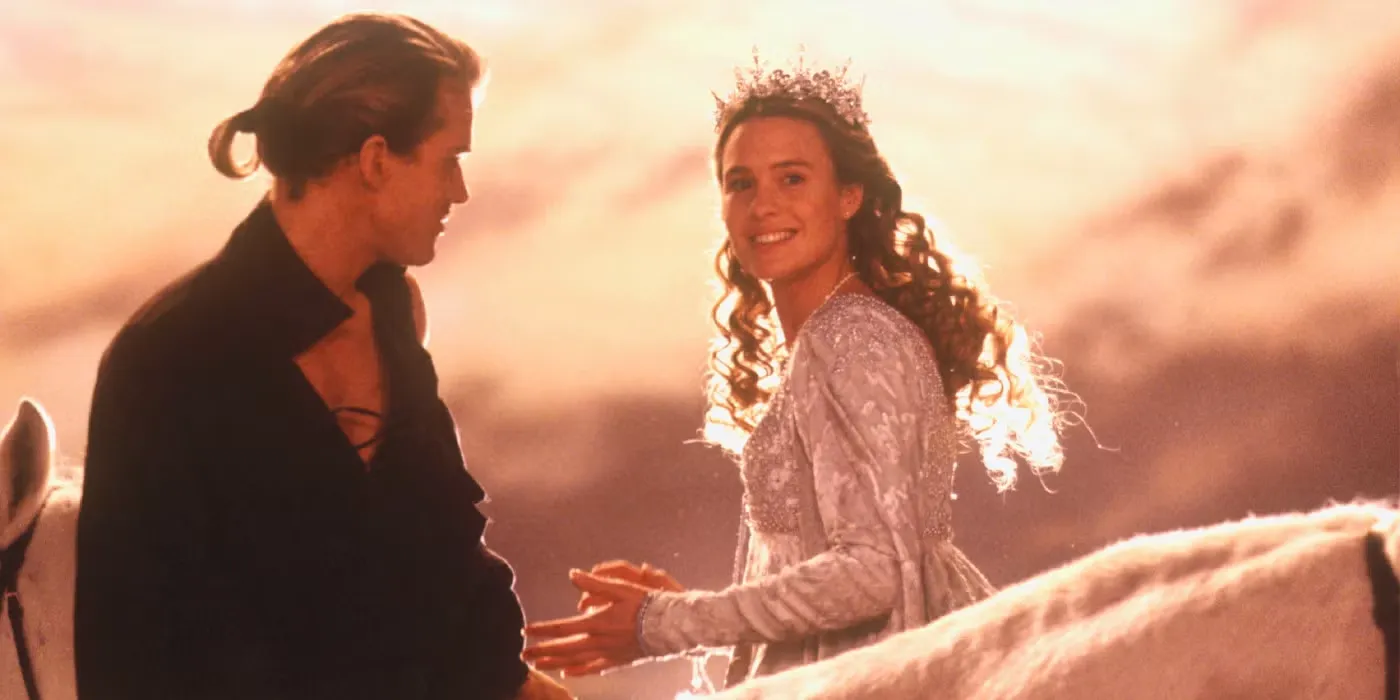 Cary Elwes As Westley And Robin Wright As Buttercup In The Princess Bride