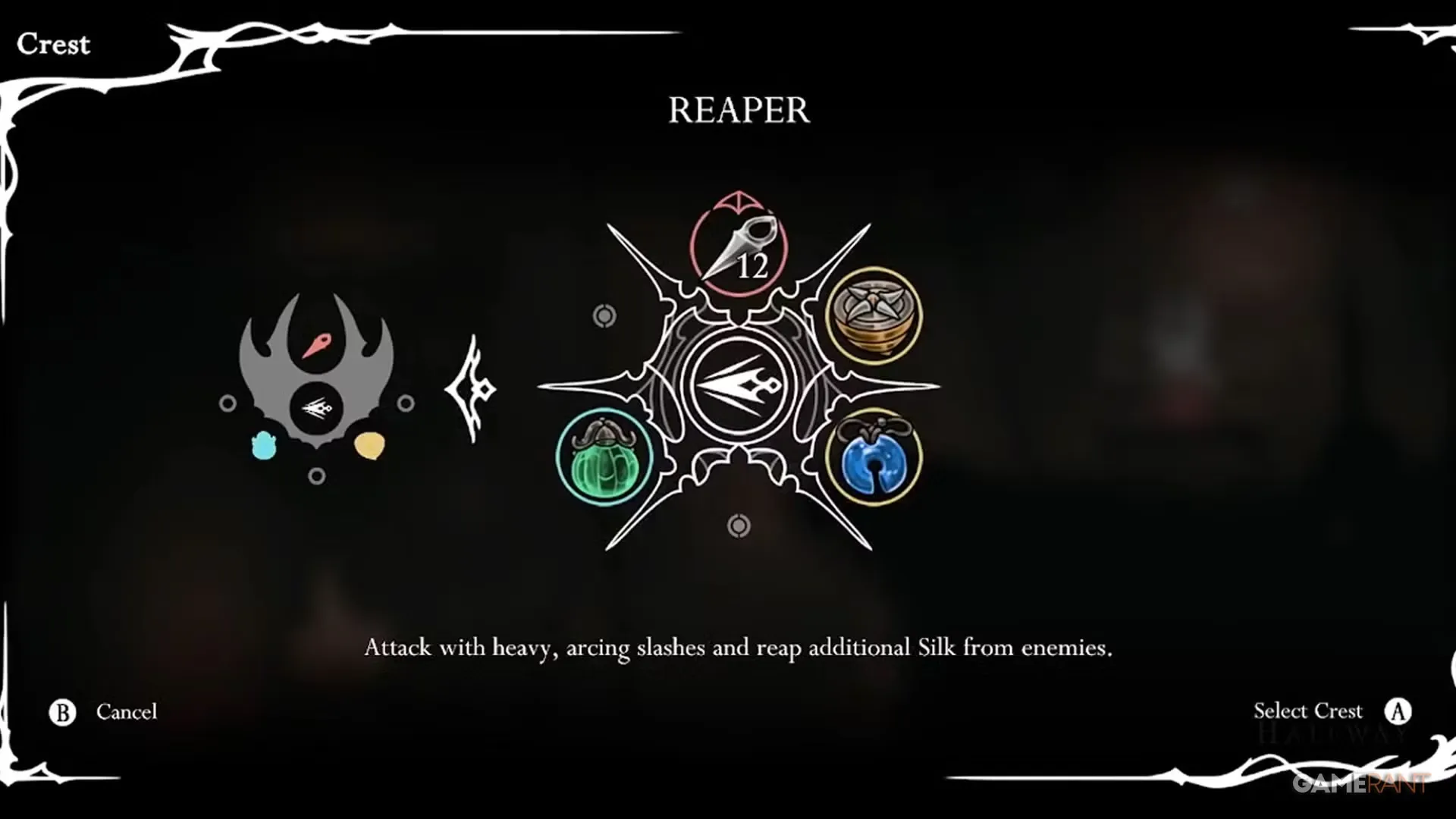Reaper Crest Silksong