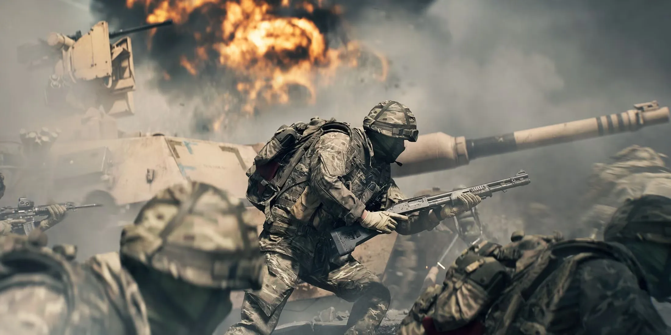 Combat Explosion Battlefield 6