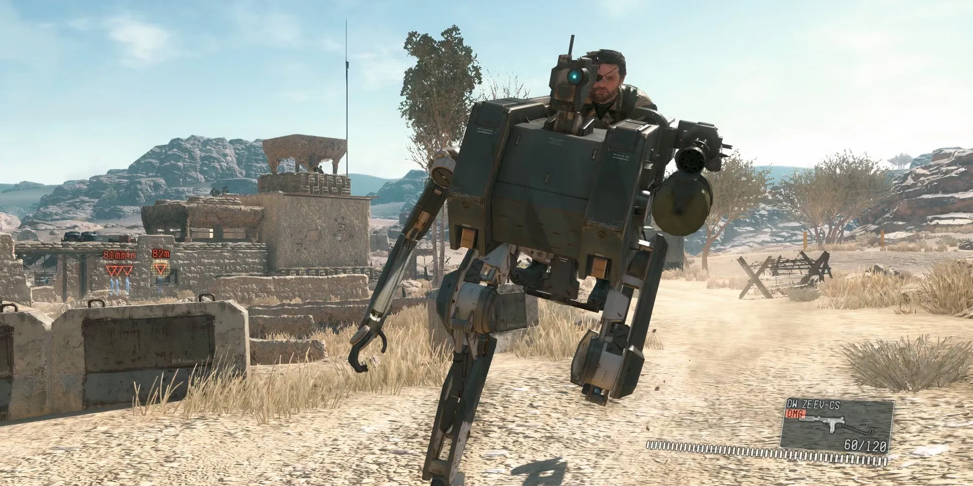Riding A Mech In Metal Gear Solid 5 The Phantom Pain