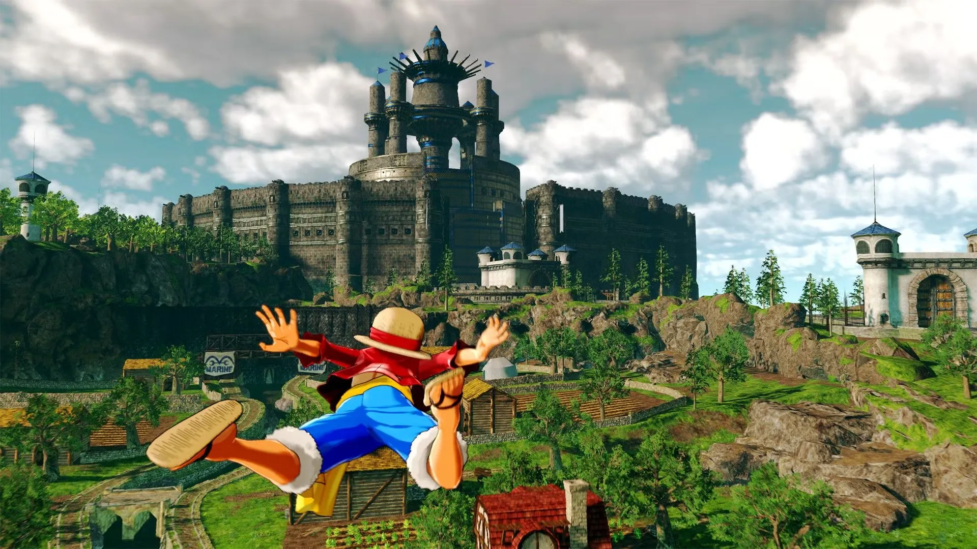 Luffy Exploring Prison Island One Piece World Seeker