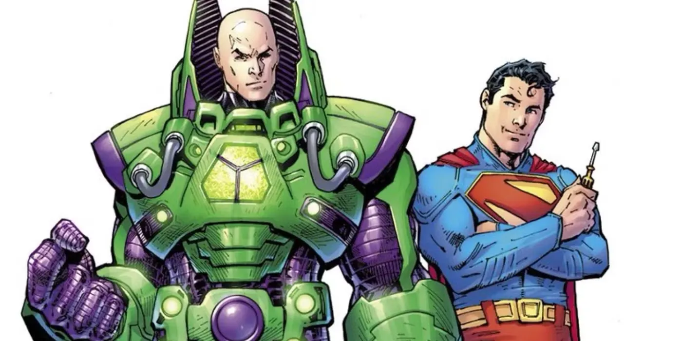 Lex Luthor And Superman Man Of Tomorrow Concept Art