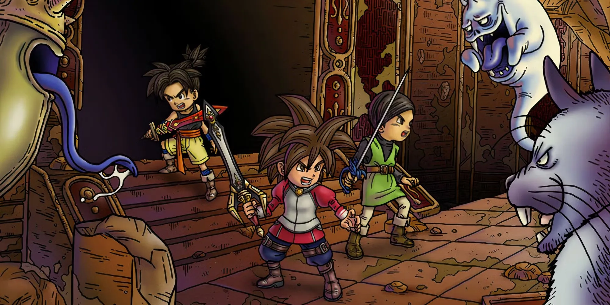 Promo Art Featuring Characters In Blue Dragon Awakened Shadow