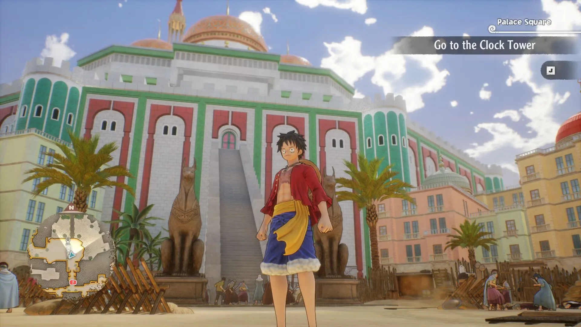 Luffy Exploring Arabasta One Piece Odyssey