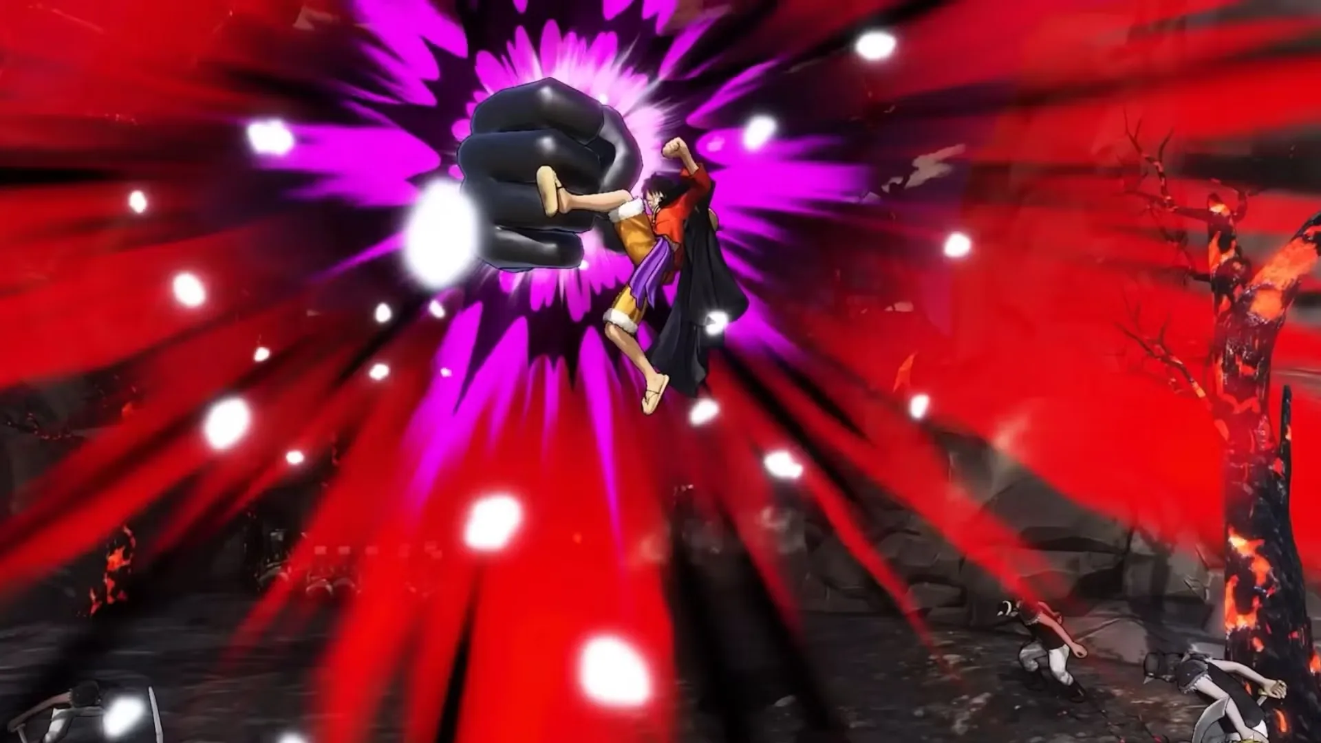 Wano Luffy Using Gear 3 Against A Bunch Of Enemies One Piece Pirate Warriors 4