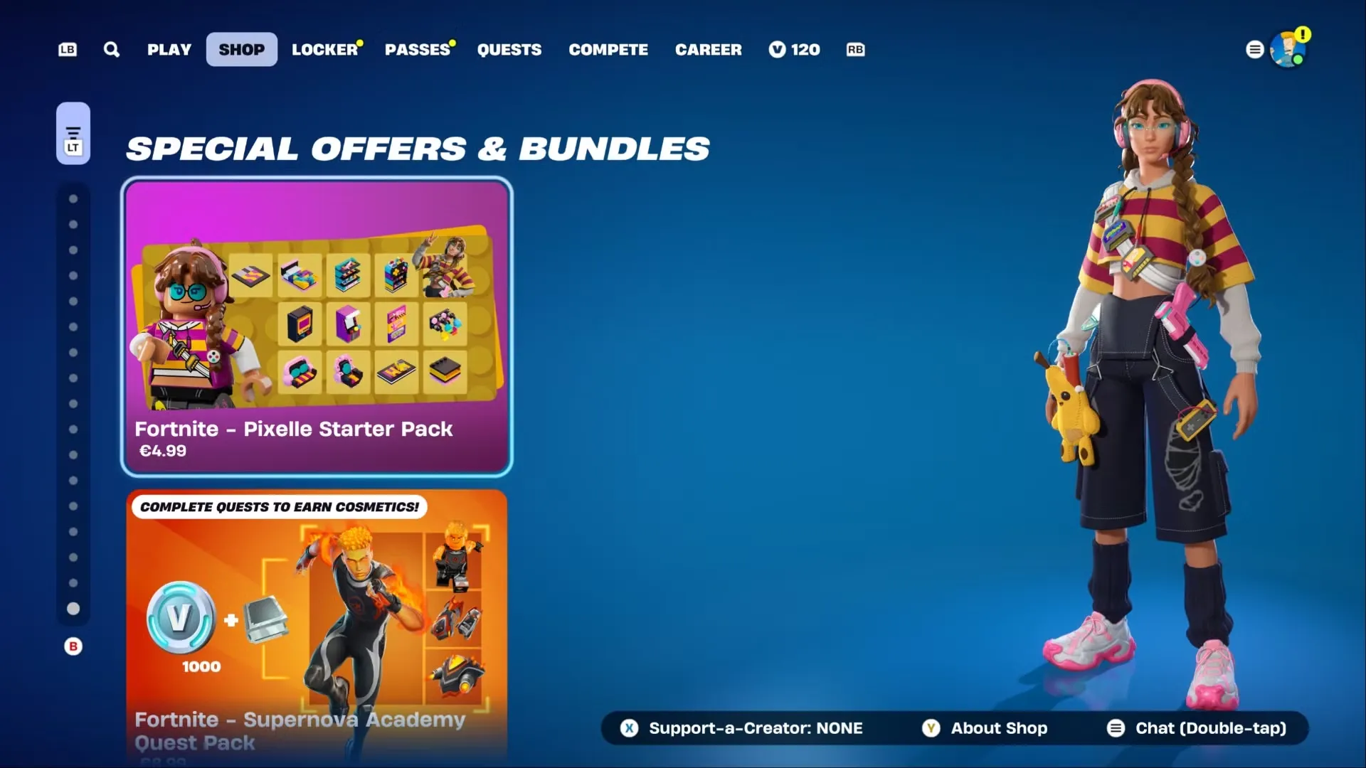Pixelle Bundle In Item Shop Fortnite