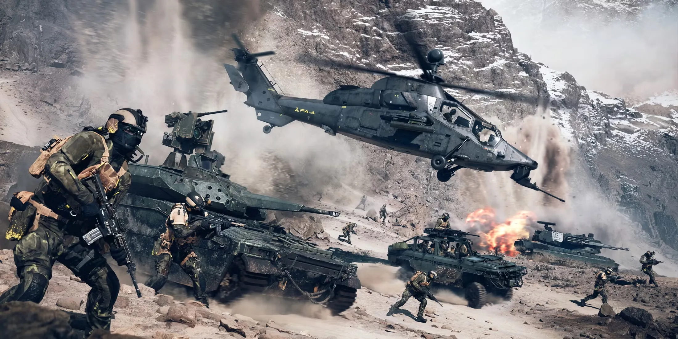 Battlefield 6 Screenshot Gameplay Tank Helicopter