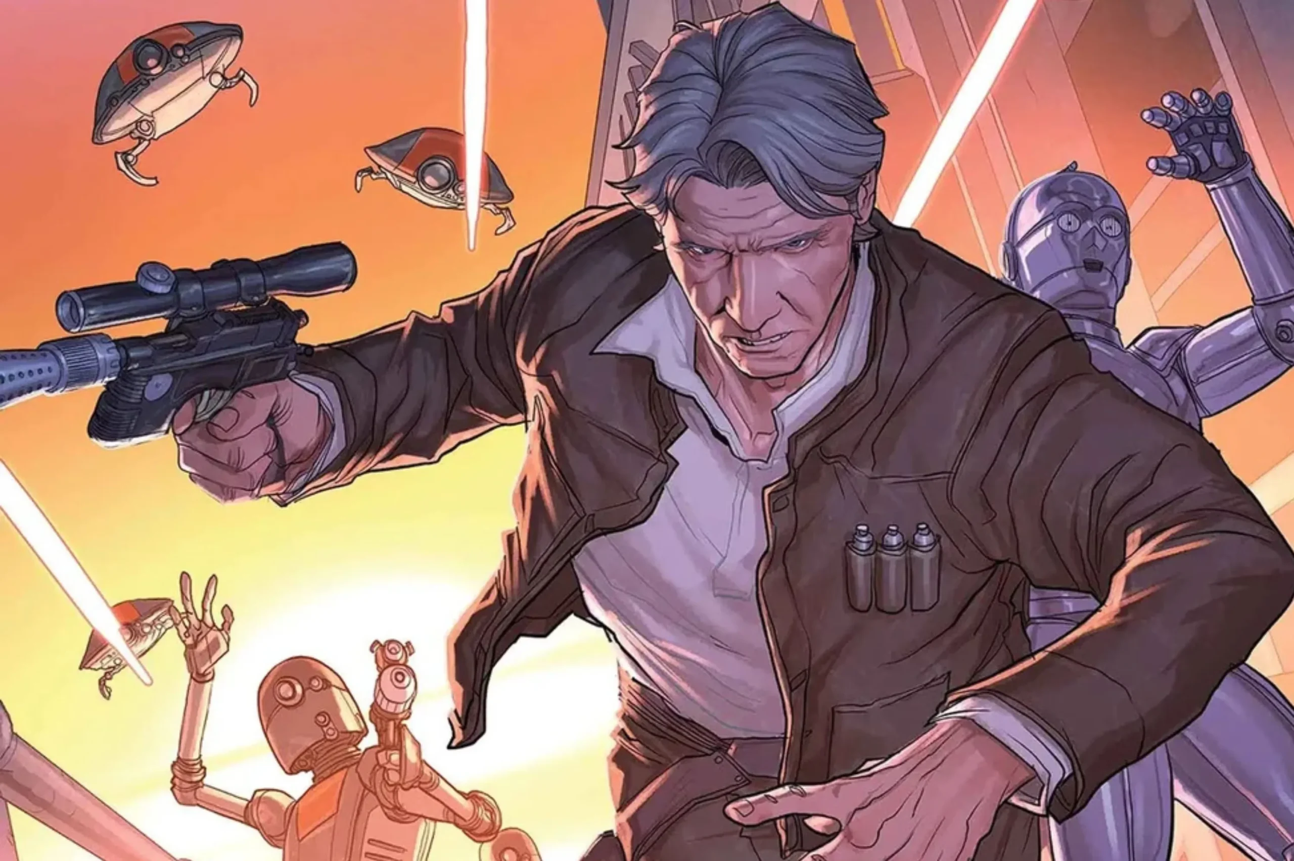 Star Wars Han Solo Hunt For The Falcon Comic Variant