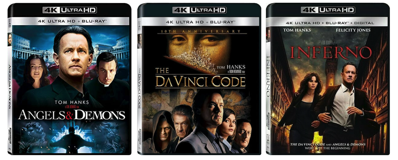 Robert Langdon movie adaptations starring Tom Hanks