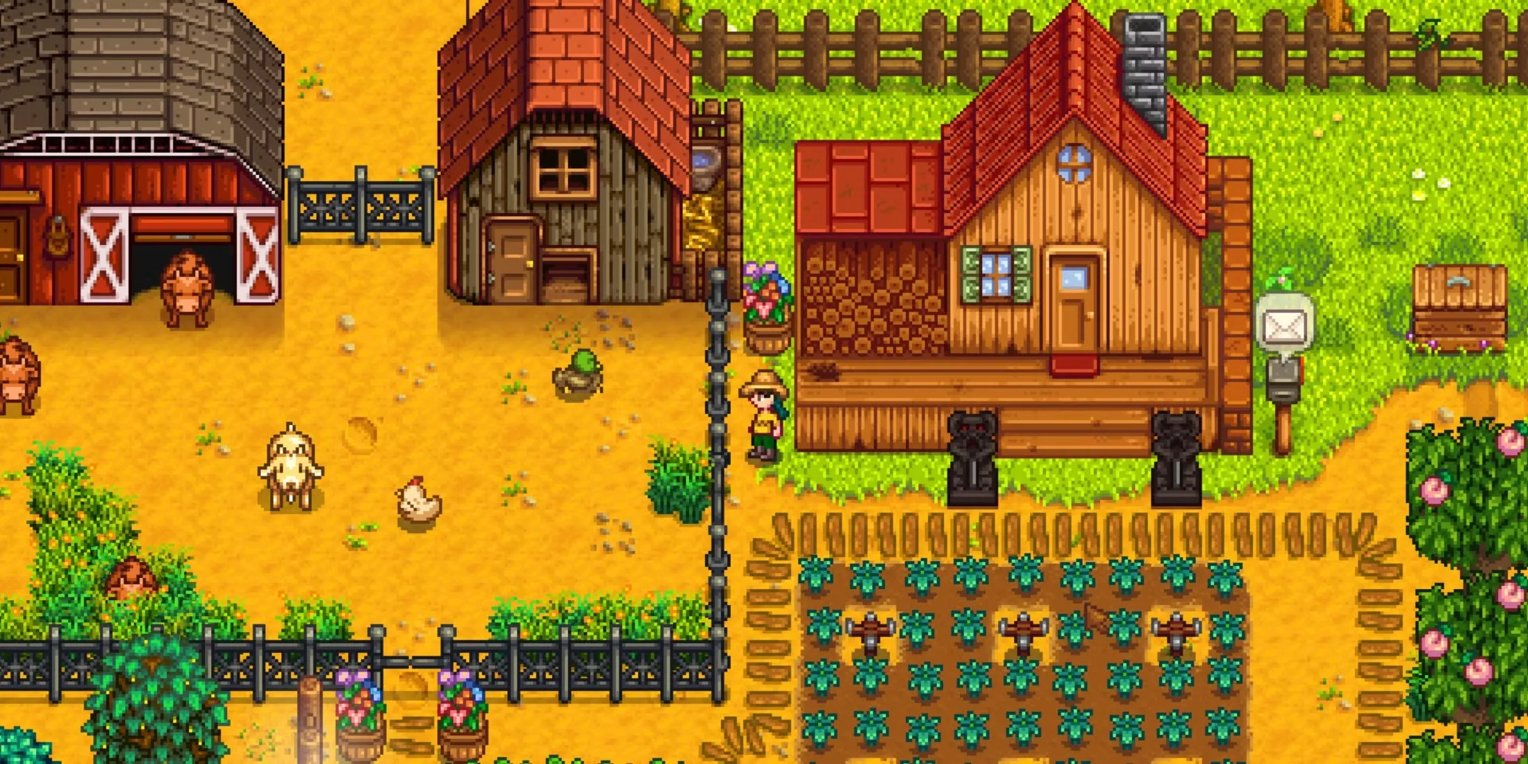 Exploring Your Farm In Stardew Valley