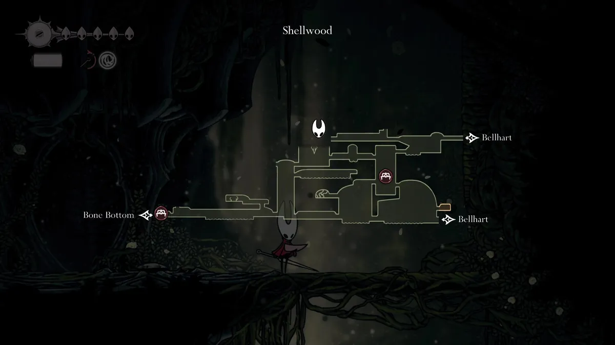 Silksong Cling Grip ability location(Image credit: Team Cherry)