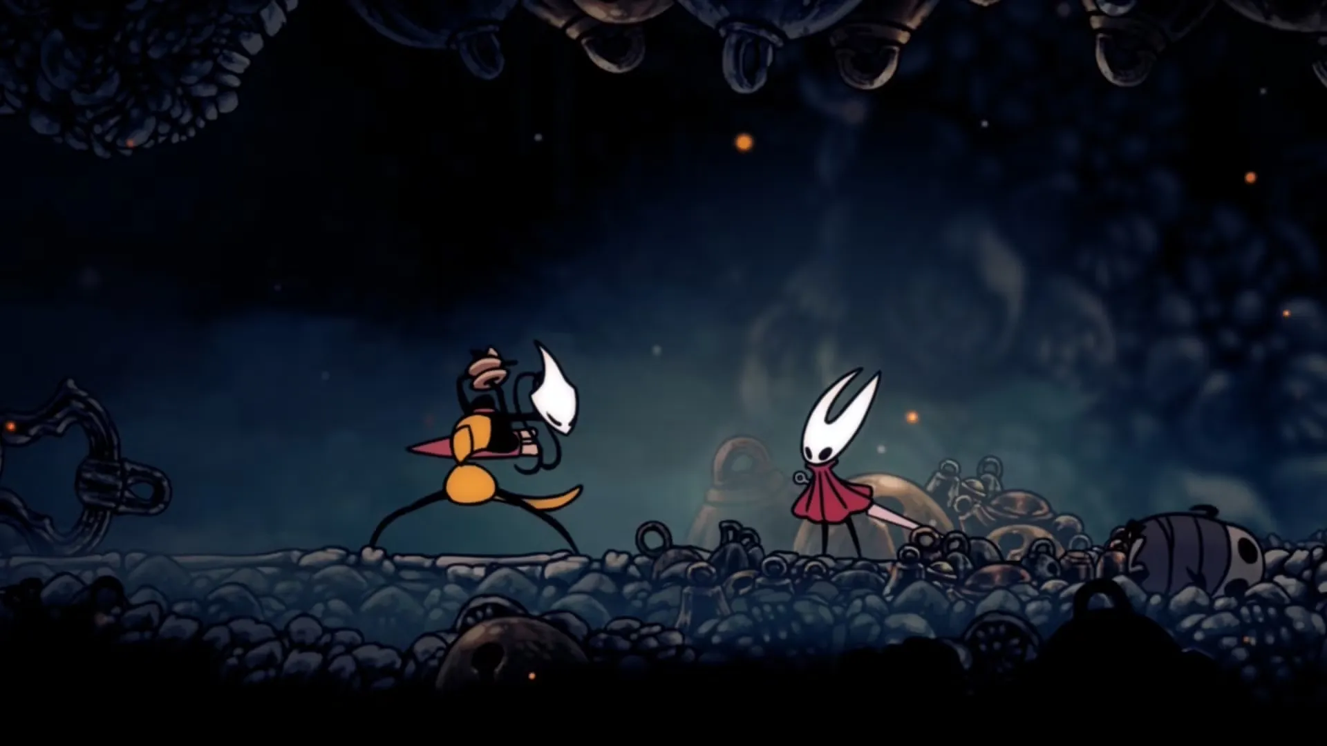 Shakra And Hornet In Hollow Knight Silksong
