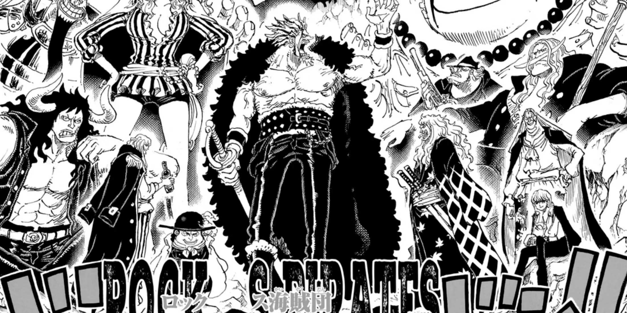 Rocks Gathers His Crew One Piece