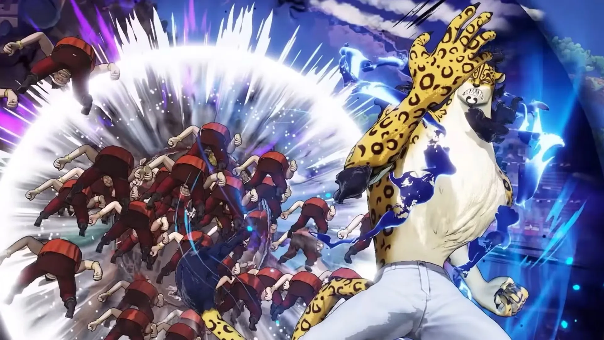 Egghead Rob Lucci Attacks A Bunch Of Enemies One Piece Pirate Warriors 4