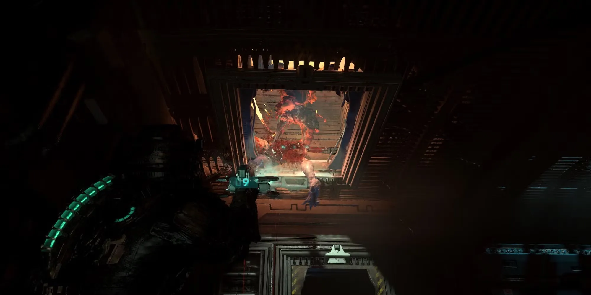 Chasing A Necromorph In The Dead Space Remake