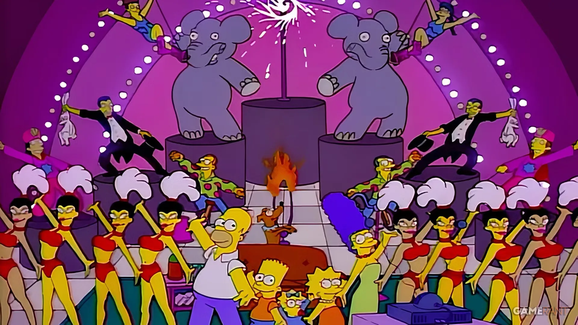 Chorus Line Couch Gag The Simpsons