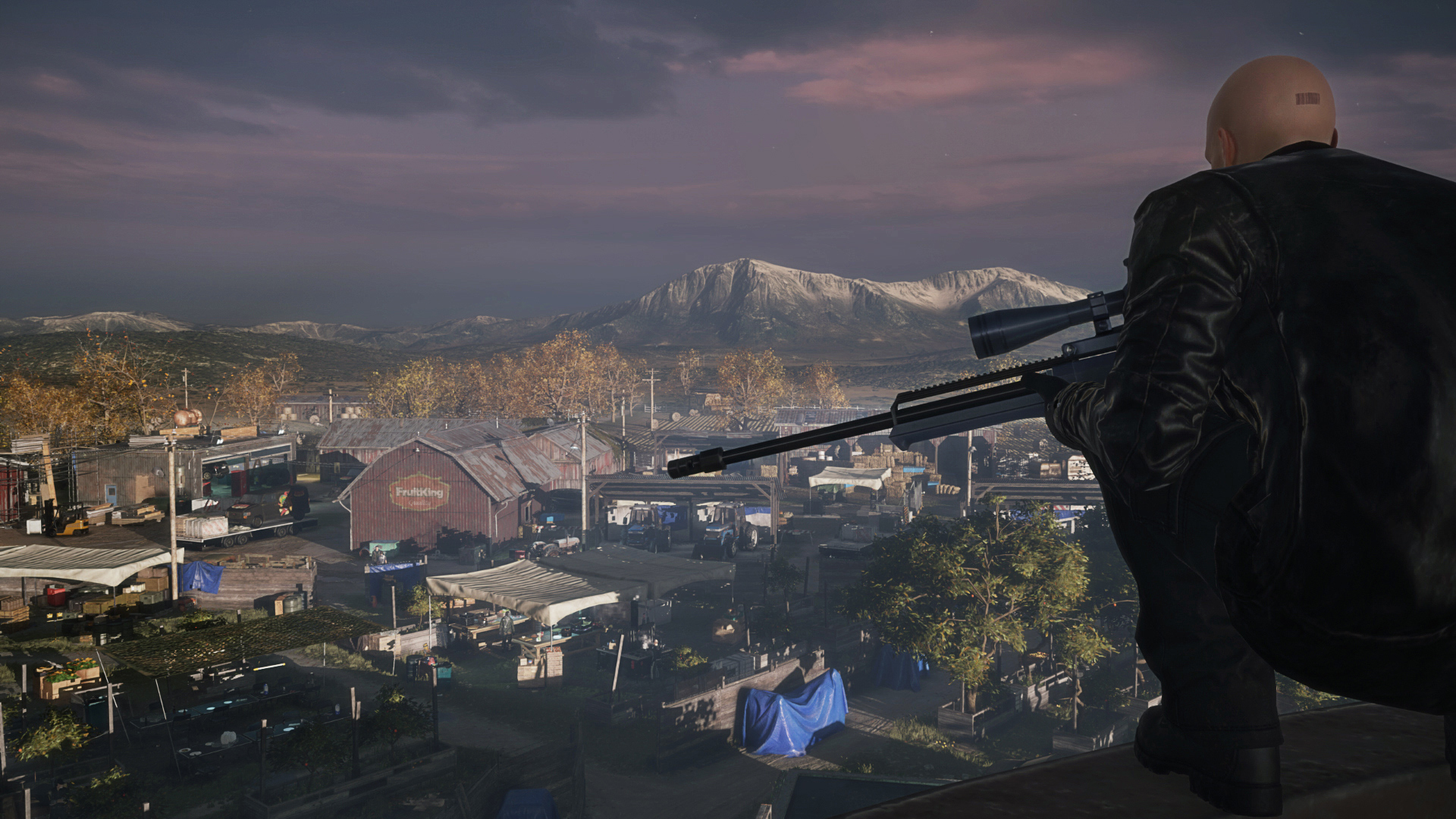 Agent 47 prepares to snipe in Hitman 2016