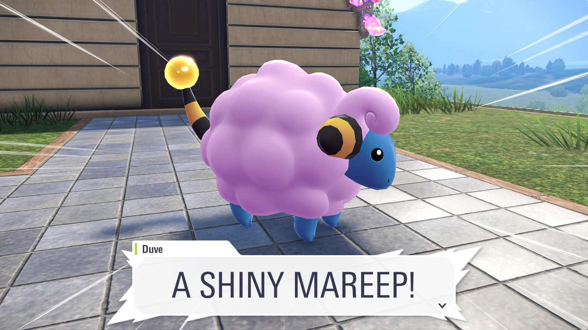 A shiny Mareep appears in a side mission cutscene in Pokemon Legends: Z-A.